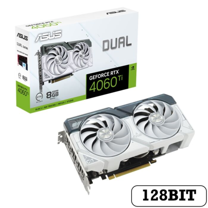 ASUS Dual RTX 4060 Ti White Edition 8GB GDDR6 128Bit