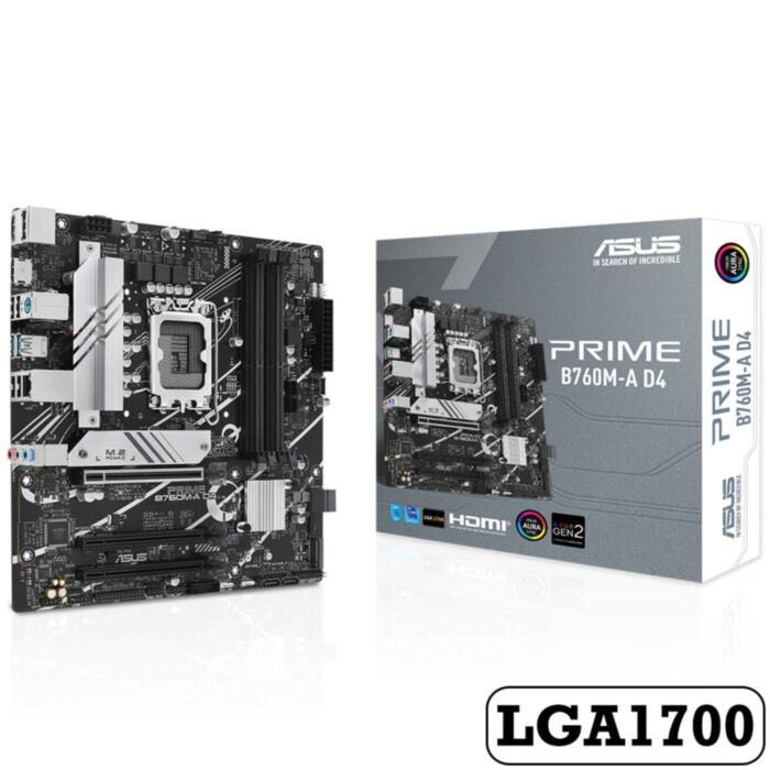 ASUS MAINBOARD PRIME B760M-A D4 LGA1700 DDR4