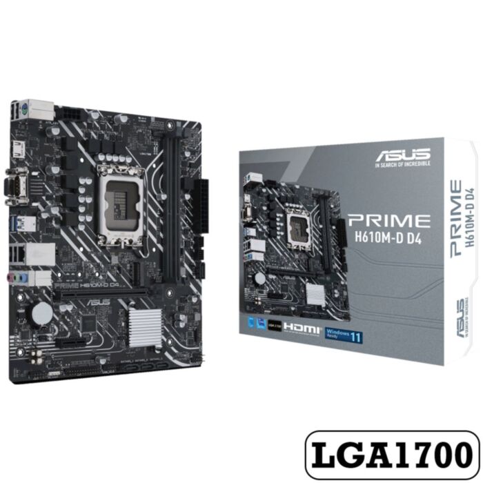 ASUS MAINBOARD PRIME H610M-D DDR4 LGA1700