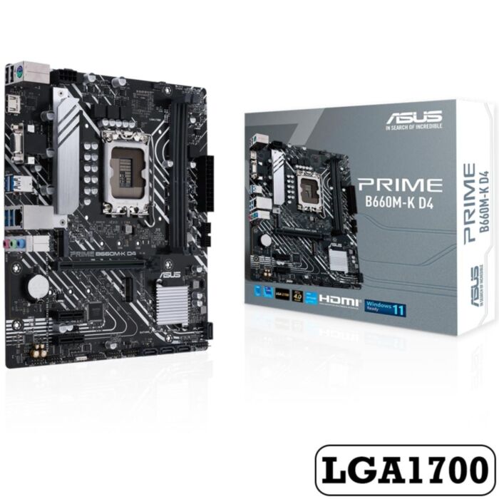 MAINBOARD ASUS PRIME B660M-K D4 LGA1700 DDR4