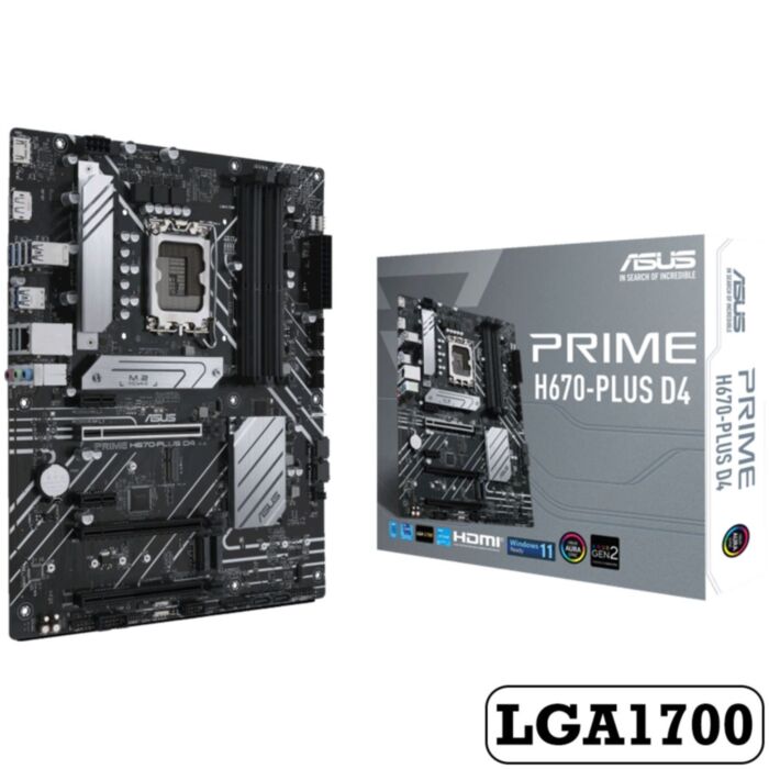 ASUS PRIME H670-PLUS D4 LGA1700