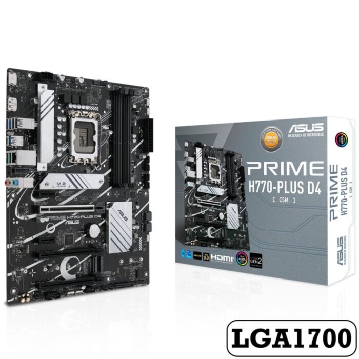 ASUS MAINBOARD PRIME H770-PLUS D4-CSM LGA1700 DDR4
