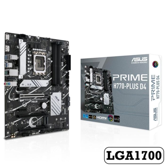 ASUS MAINBOARD PRIME H770-PLUS D4 LGA1700 DDR4