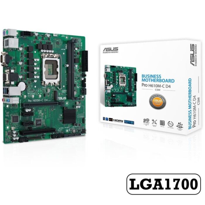 MAINBOARD ASUS Pro H610M-C D4 CSM