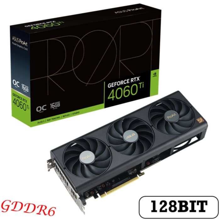 ASUS PROART RTX 4060 Ti OC edition 16GB GDDR6 128Bit