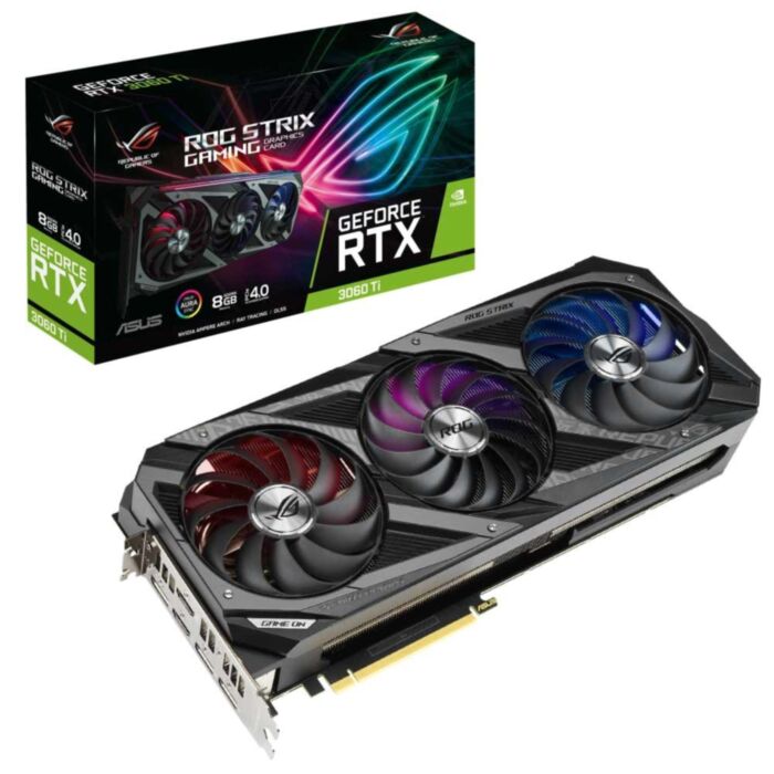 کارت گرافیک ایسوس ROG STRIX RTX3060TI 8G GAMING