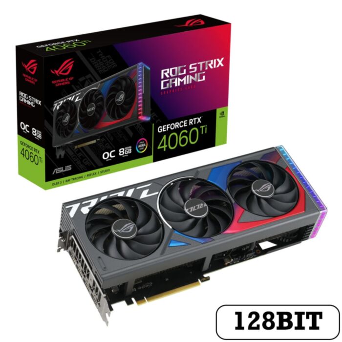 ASUS ROG Strix RTX 4060 Ti 8GB OC GDDR6 128Bit