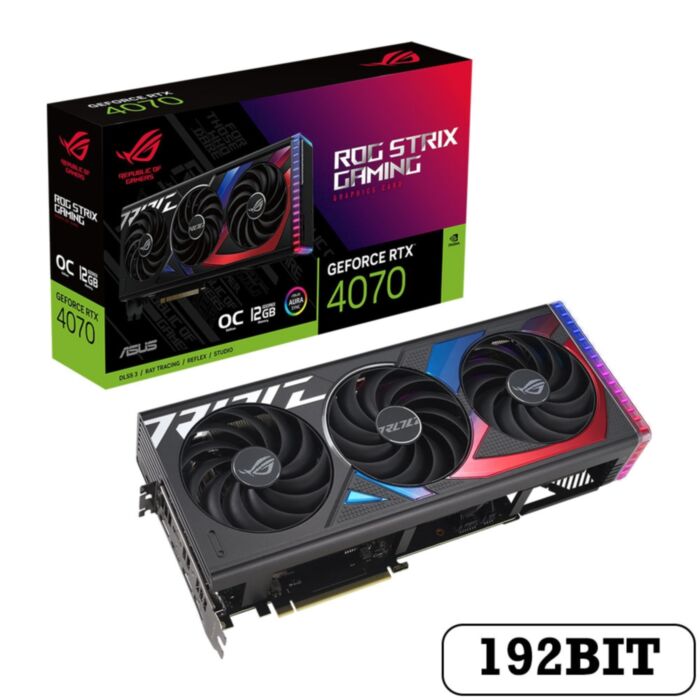 ASUS ROG Strix RTX 4070 12GB OC GDDR6X 192Bit