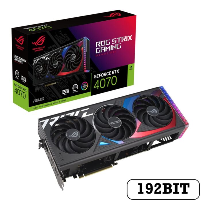 ASUS ROG Strix RTX 4070 12GB GDDR6X 192Bit