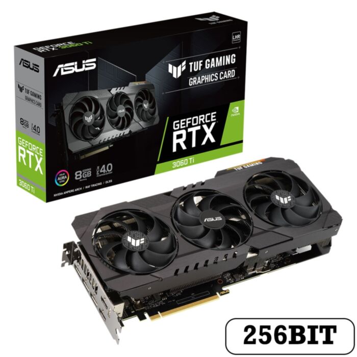 ASUS TUF Gaming RTX 3060 Ti OC Edition 8G GDDR6X 256Bit