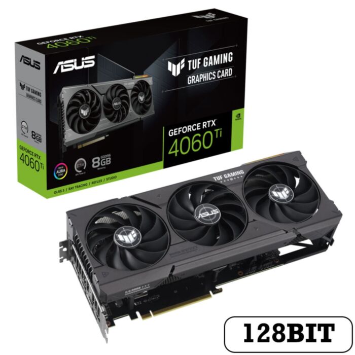 ASUS TUF Gaming RTX 4060 Ti 8GB GDDR6 128Bit