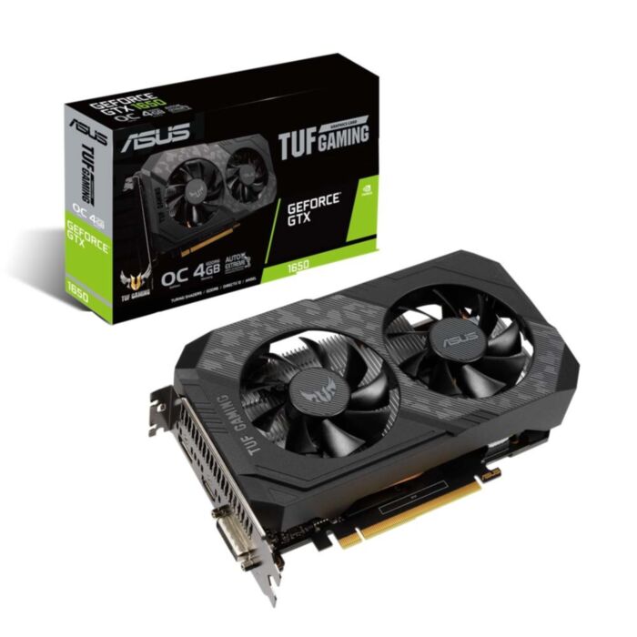 کارت گرافیک ایسوس TUF GTX1650 O4GD6-P GAMING