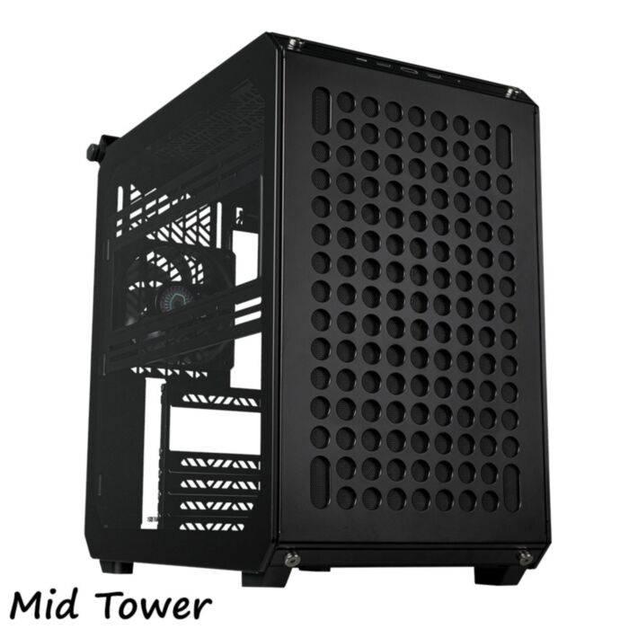 COOLER MASTER CASE COMPUTER QUBE 500 BLACK Mid Tower