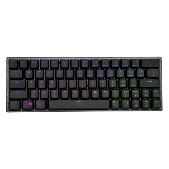 کیبورد بیسیم مکانیکال کولر مستر SK622 Space Gray 