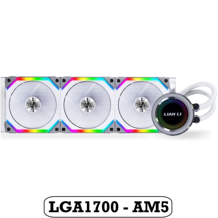 LIAN LI Galahad AIO UNI FAN SL Edition 360 WHITE CPU Water Cooler