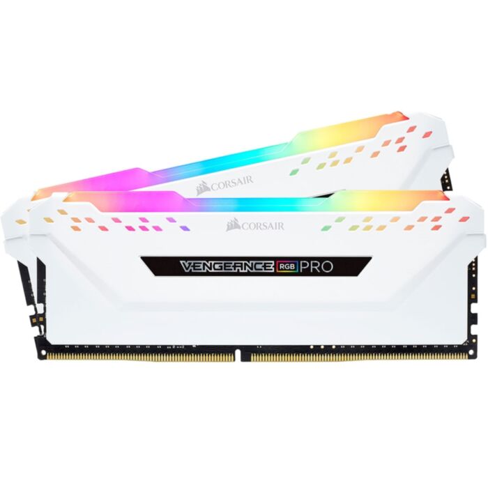 RAM CORSAIR Vengeance PRO RGB WHITE CL16-white 32G DUAL 3200MHZ