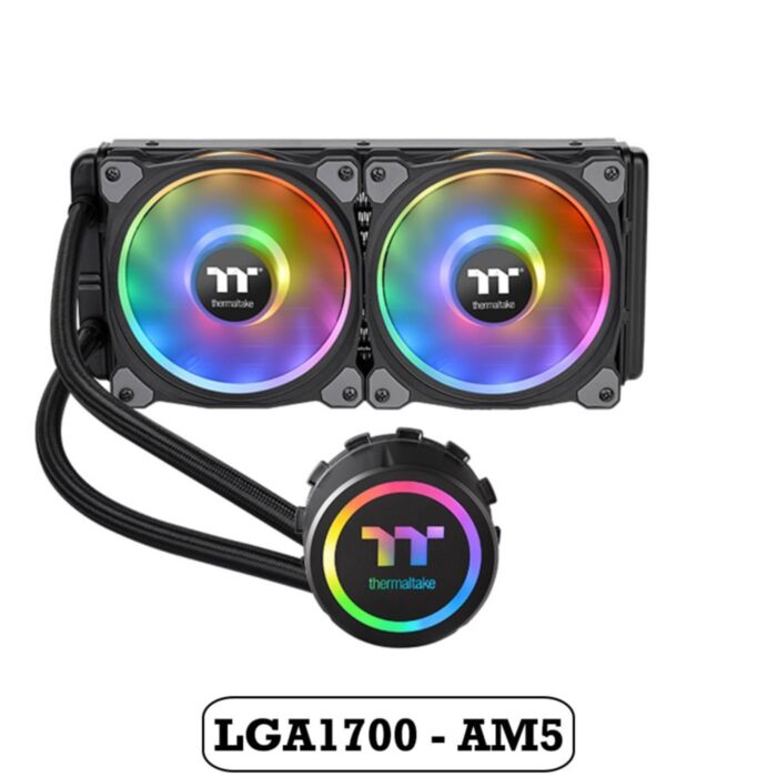 THERMALTAKE Floe DX RGB 240 TT Premium Edition CPU Water Cooler LGA1700 - AM5