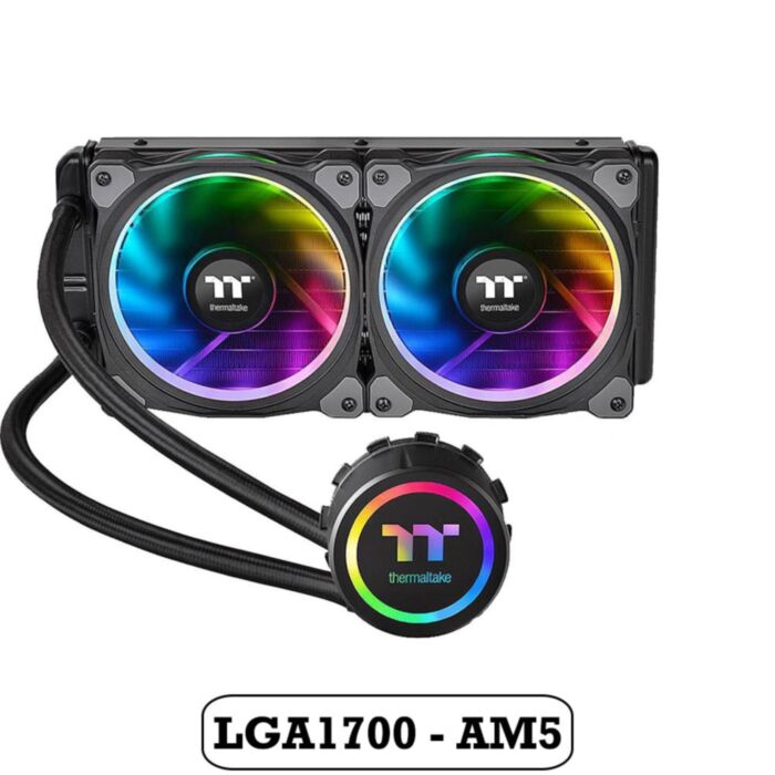 THERMALTAKE Floe Riing RGB 240 TT Premium Edition CPU Water Cooler LGA1700 - AM5