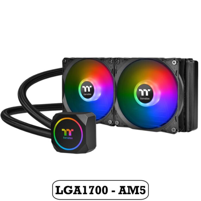 THERMALTAKE TH240 ARGB Sync AIO CPU Liquid Cooler LGA1700 - AM5