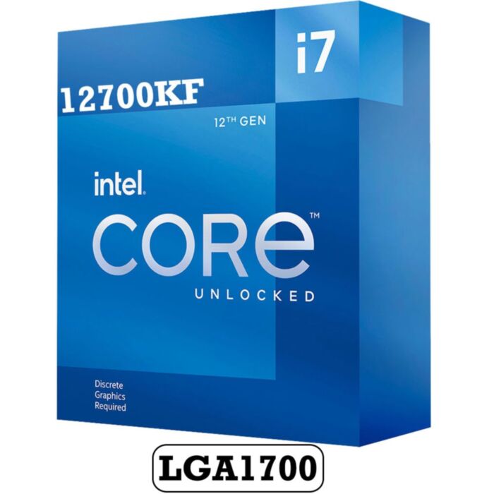 پردازنده اینتل CORE i7 12700KF باکس اورجینال