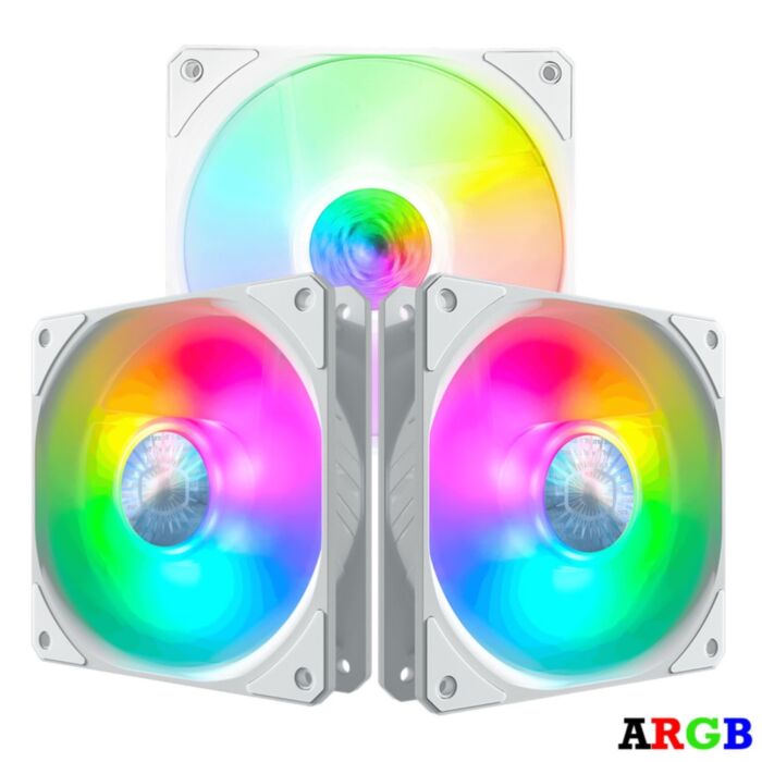 COOLERMASTER SickleFlow 120 ARGB WHITE 3IN1 Case Fan 