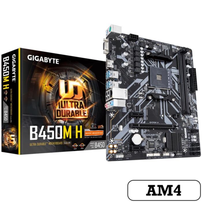 GIGABYTE MAINBOARD B450M-H AM4