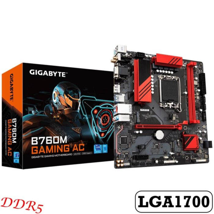 GIGABYTE MAINBOARD B760M GAMING AC DDR5 LGA1700