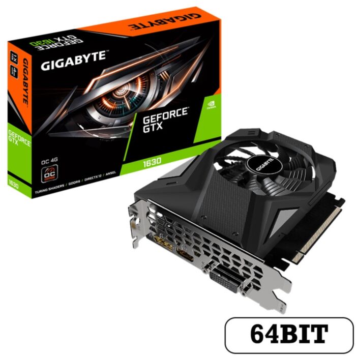 Graphics Card GIGABYTE GeForce GTX 1630 OC 4G GDDR6 64BIT