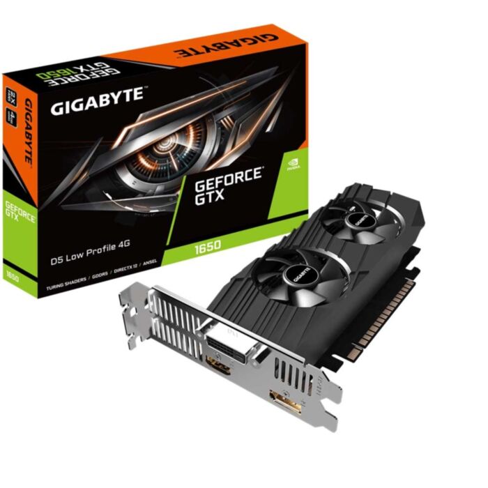 کارت گرافیک گیگابایت GTX 1650 D5 Low Profile 4G 