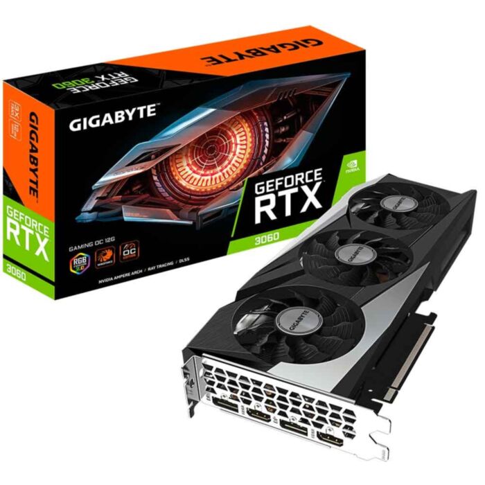 کارت گرافیک گیگابایت RTX3060 GAMING OC 12G
