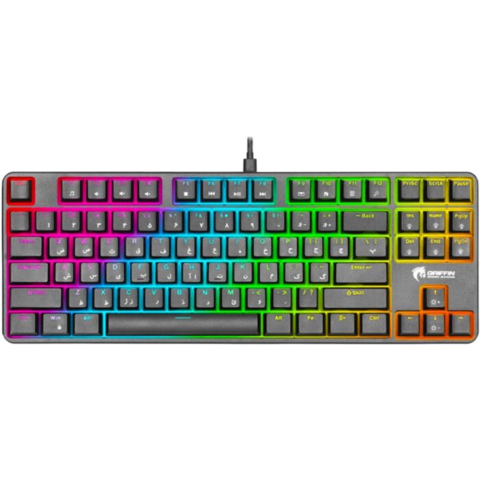 KEYBOARD GREEN GK801 RGB MECHANICAL