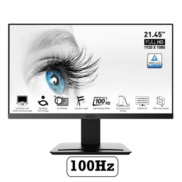 MSI PRO MP223 21.45 Inch 100HZ 1Ms VA Monitor FULL HD