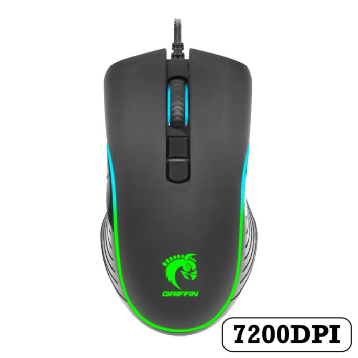 MOUSE GREEN GM605 RGB 7200RPM