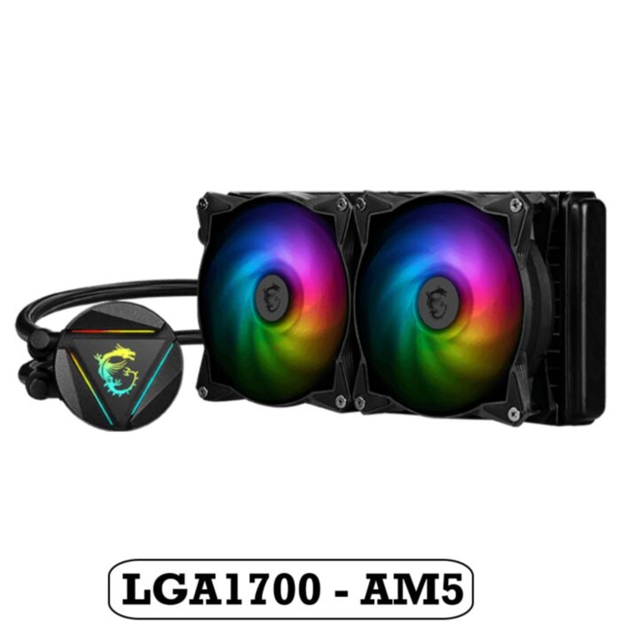 MSI MAG CORELIQUID 240R V2 CPU Liquid Cooler LGA1700 - AM5