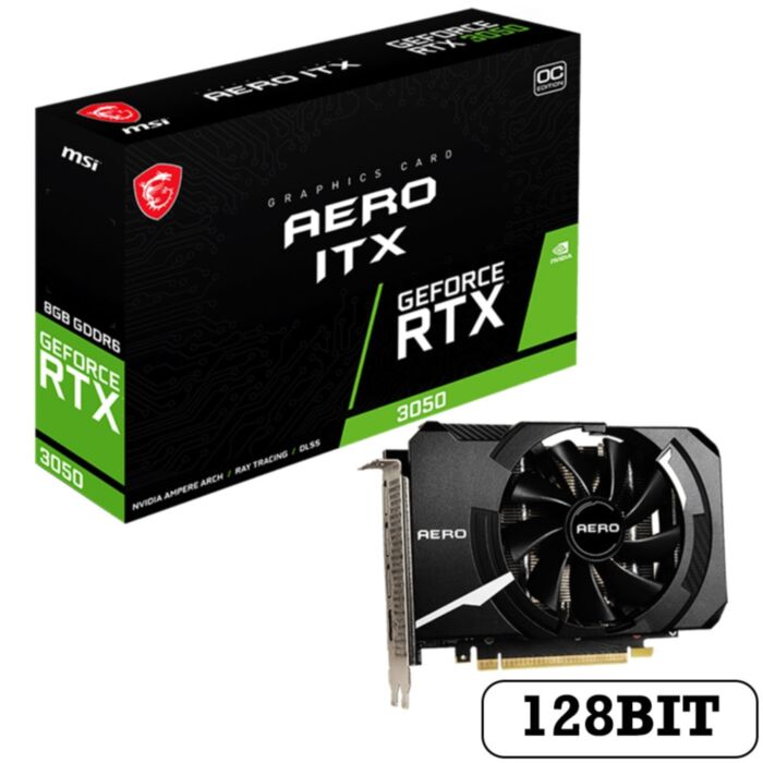 MSI RTX 3050 AERO ITX 8G OC GDDR6 128Bit