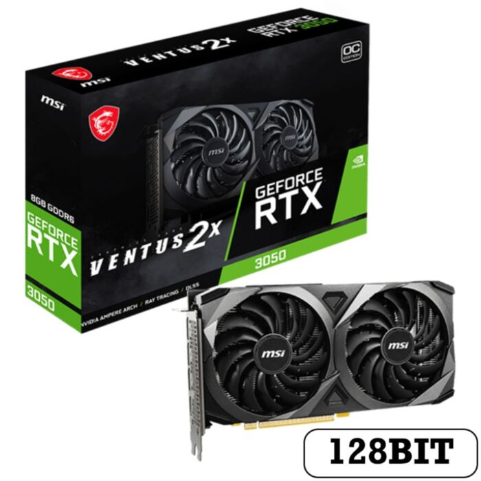 MSI RTX 3050 VENTUS 2X 8G OC GDDR6 128Bit