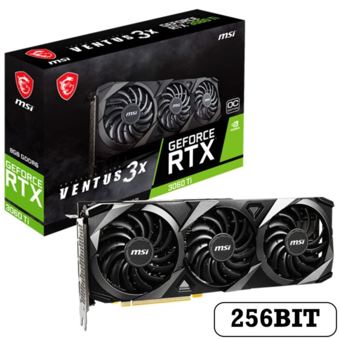 MSI RTX 3060 Ti VENTUS 3X 8G OC LHR GDDR6
