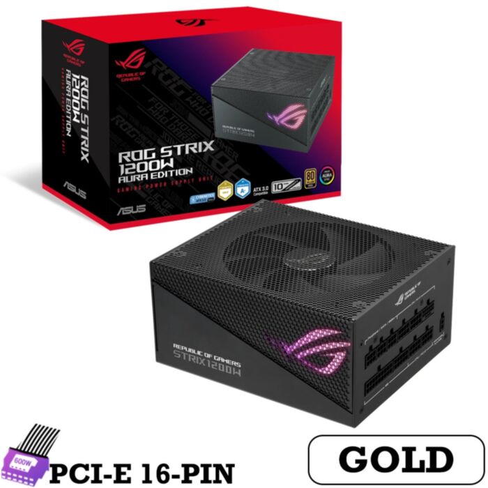 ASUS POWER ROG STRIX 1200W Gold Aura Edition 80 PLUS GOLD Full Modular
