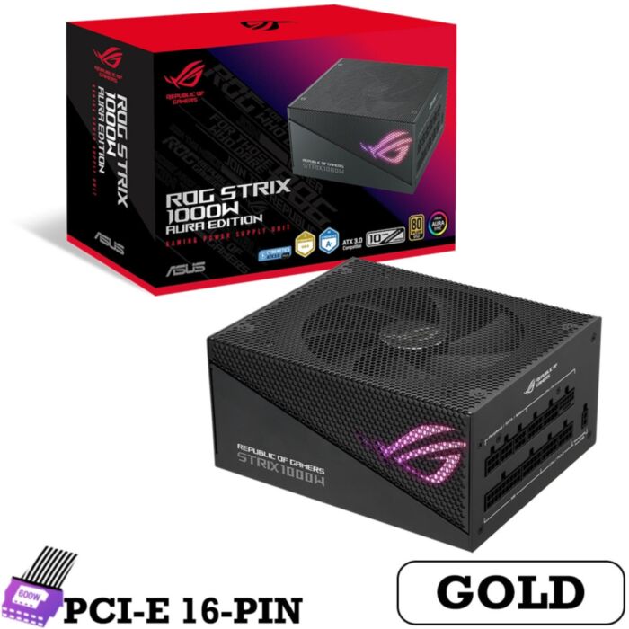 ASUS POWER ROG STRIX 1000W Gold Aura Edition 80 PLUS GOLD Full Modular