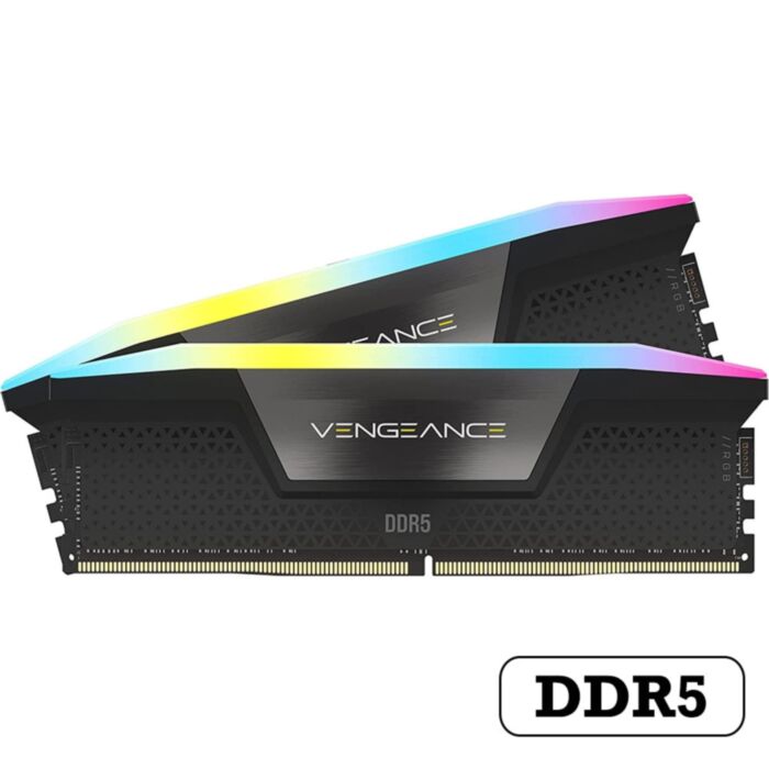 CORSAIR Vengeance RGB 48G DDR5 7000MHz DUAL Channel (24GB×2) Desktop RAM CL40