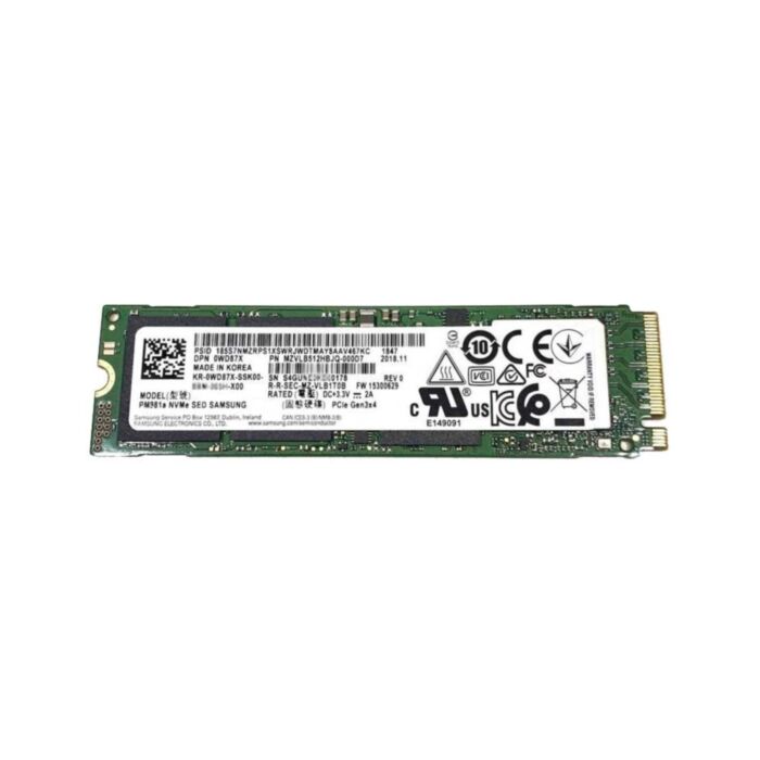 اس اس دی سامسونگ 256 گیگابایت مدل PM981 M.2 NVME