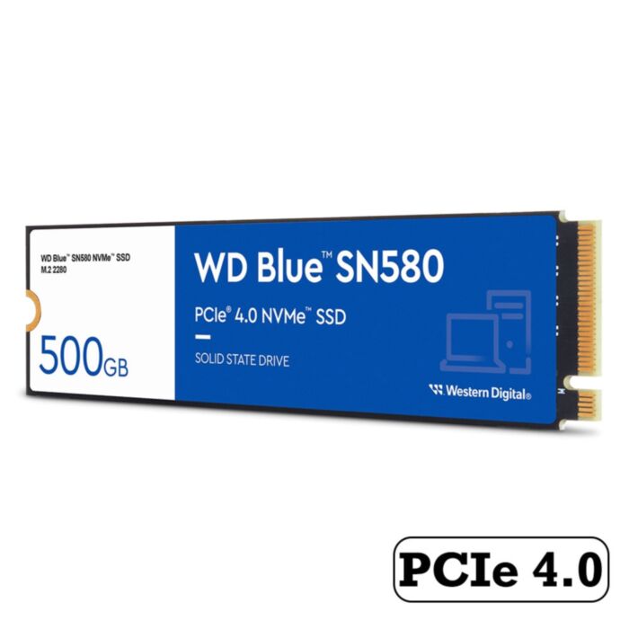 Western Digital 500GB SN580 BLUE M.2 NVME Gen 4.0 Internal SSD